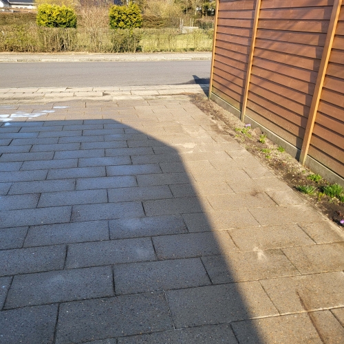 rensning af parkeringsareal i Esbjerg