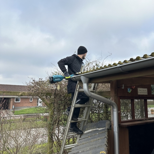 Rensning af tagrender i Esbjerg